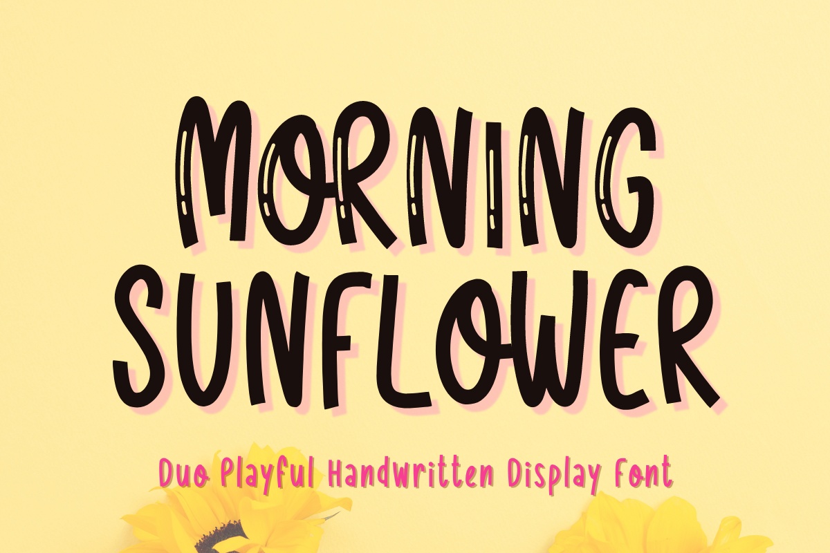 Font Morning Sunflower