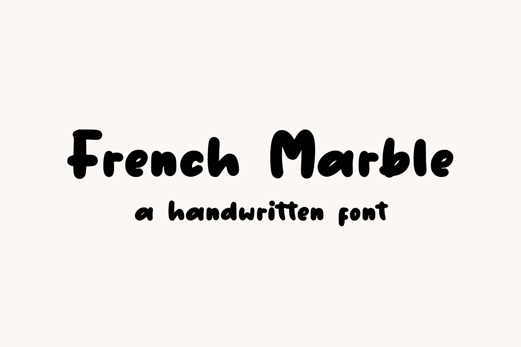Font French Marble
