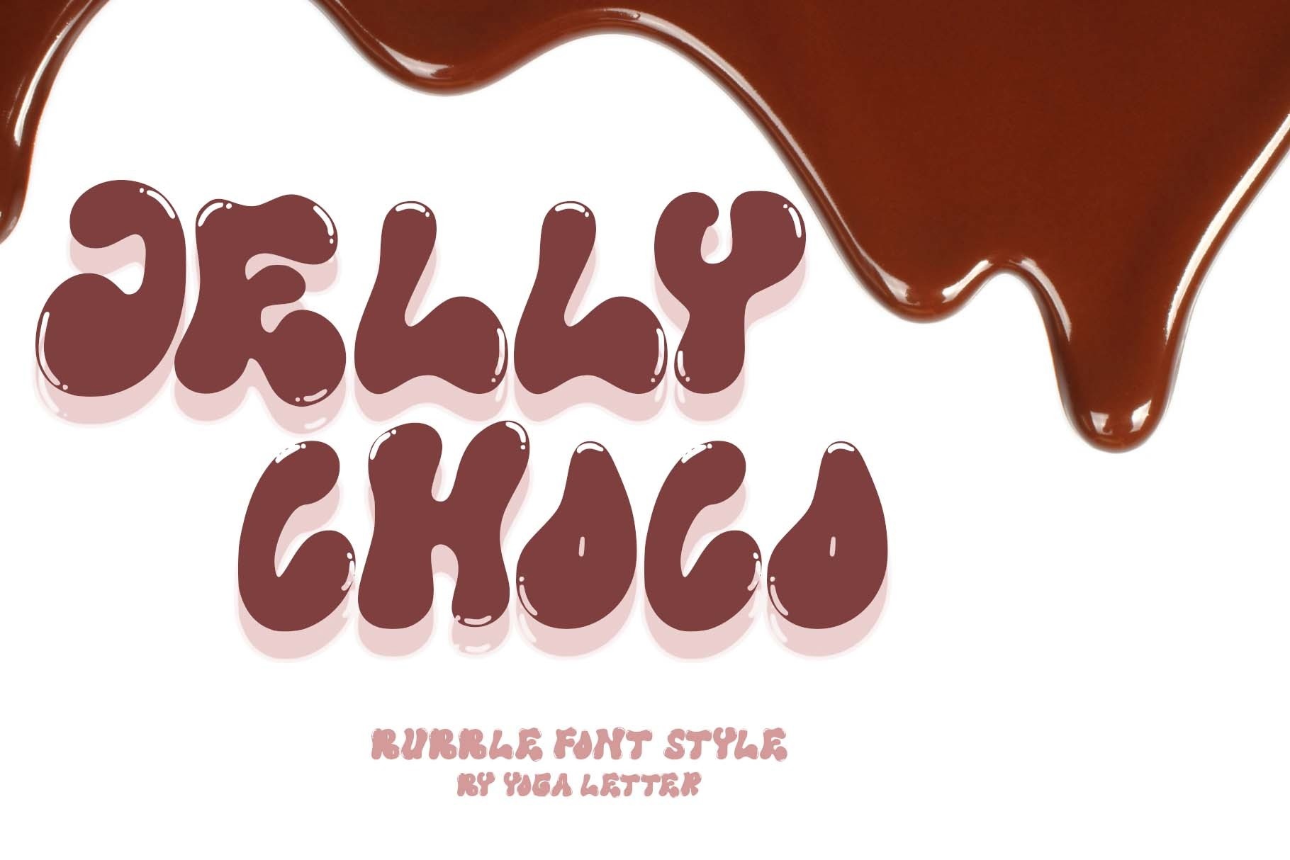 Font Jelly Choco