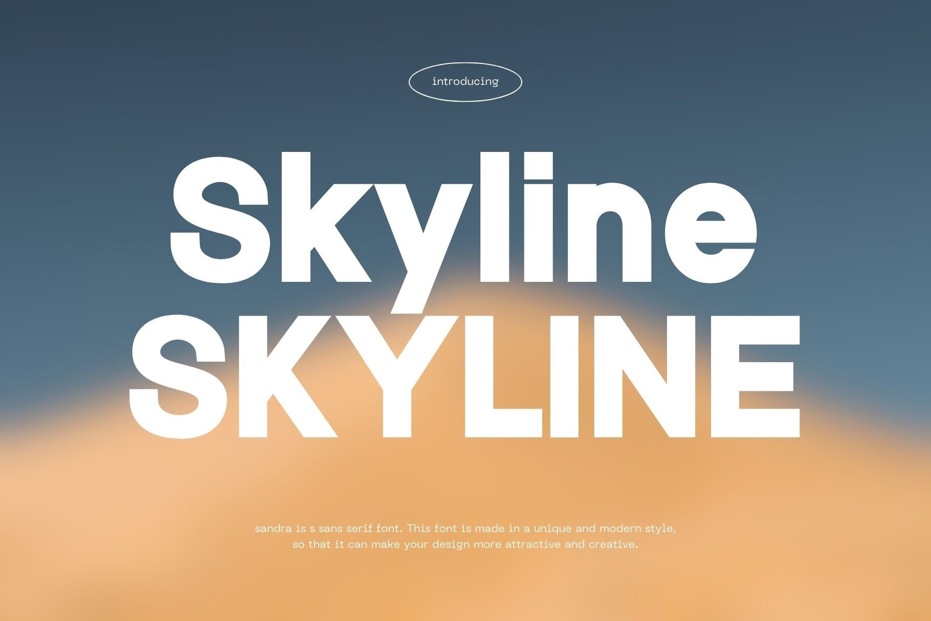 Font Skyline