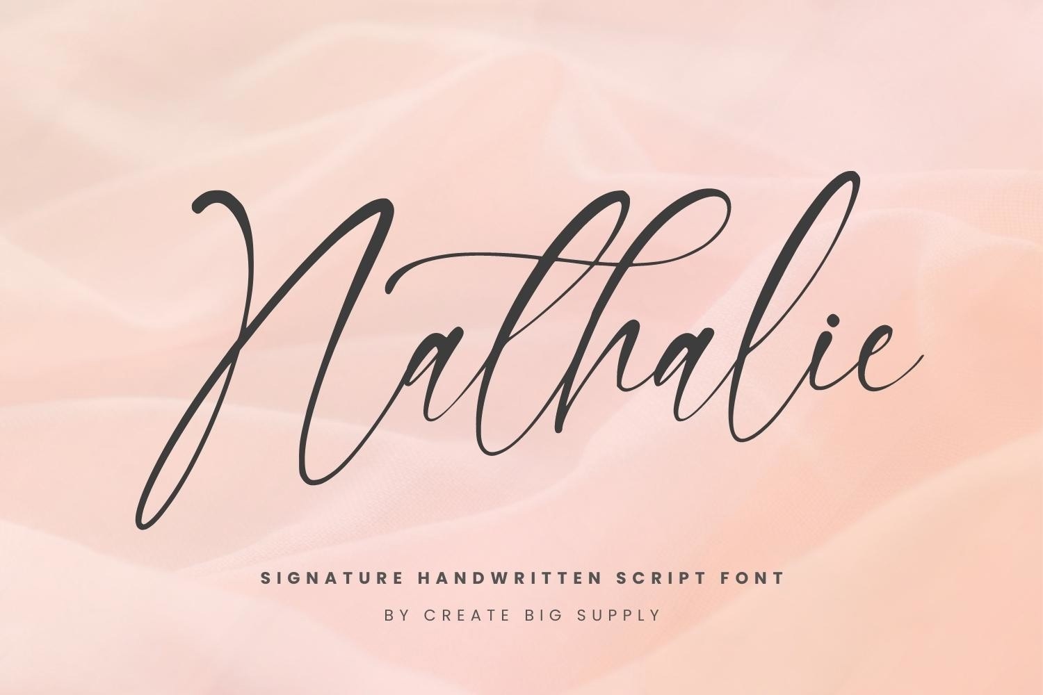 Font Nathalie