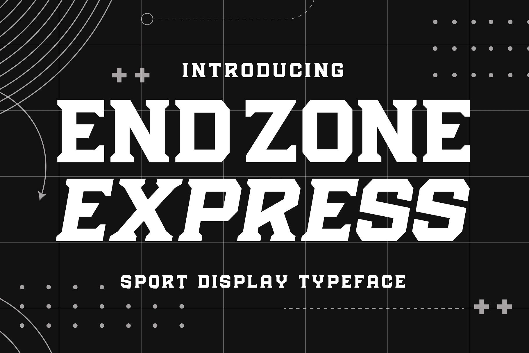 Font Endzone Express