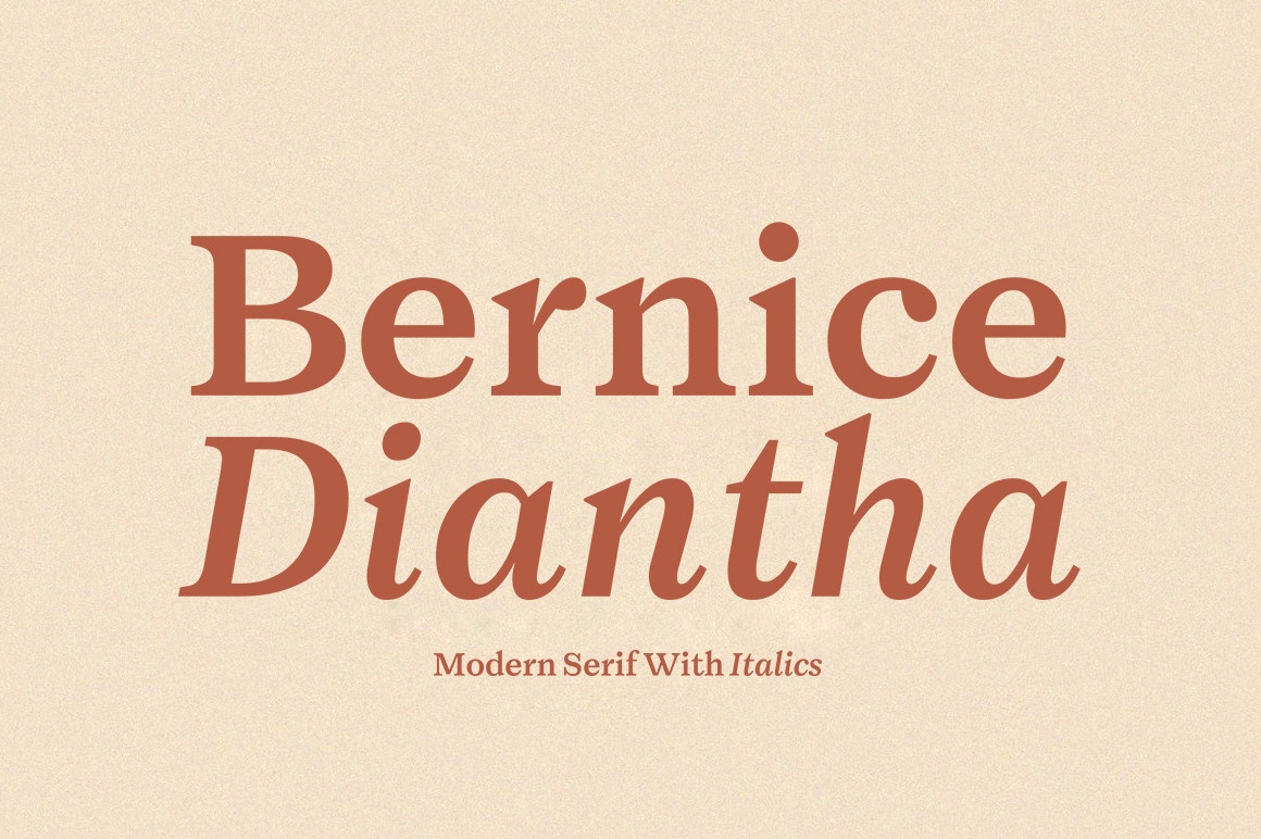 Font Bernice Diantha