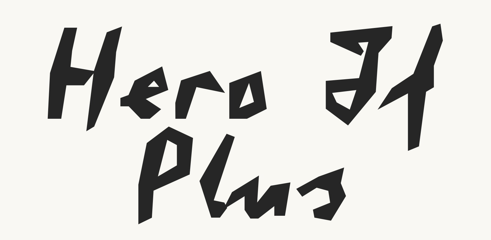 Font Hero If Plus