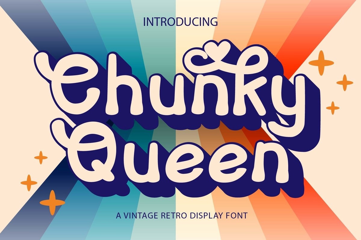 Font Chunky Queen