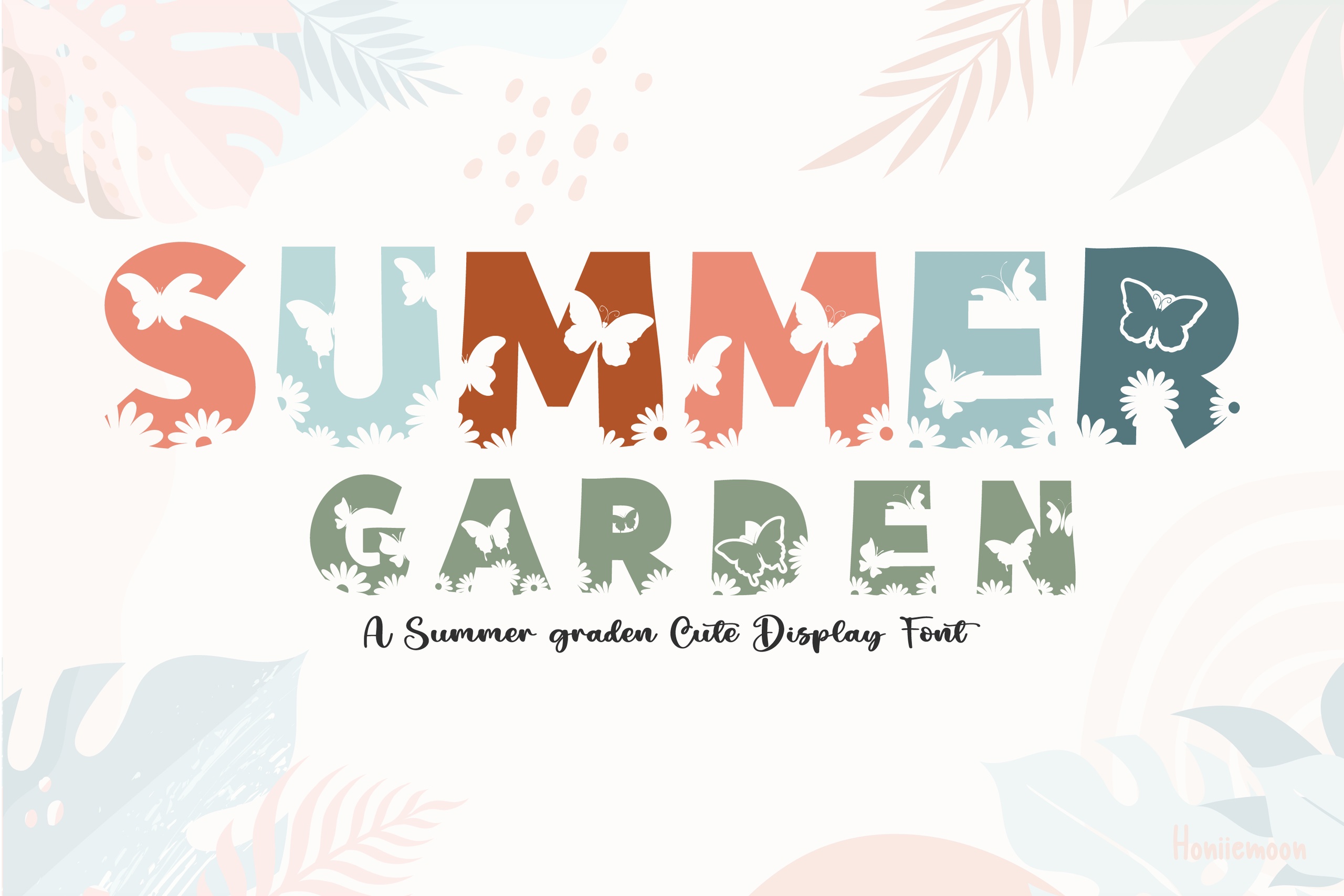 Font Summer Garden