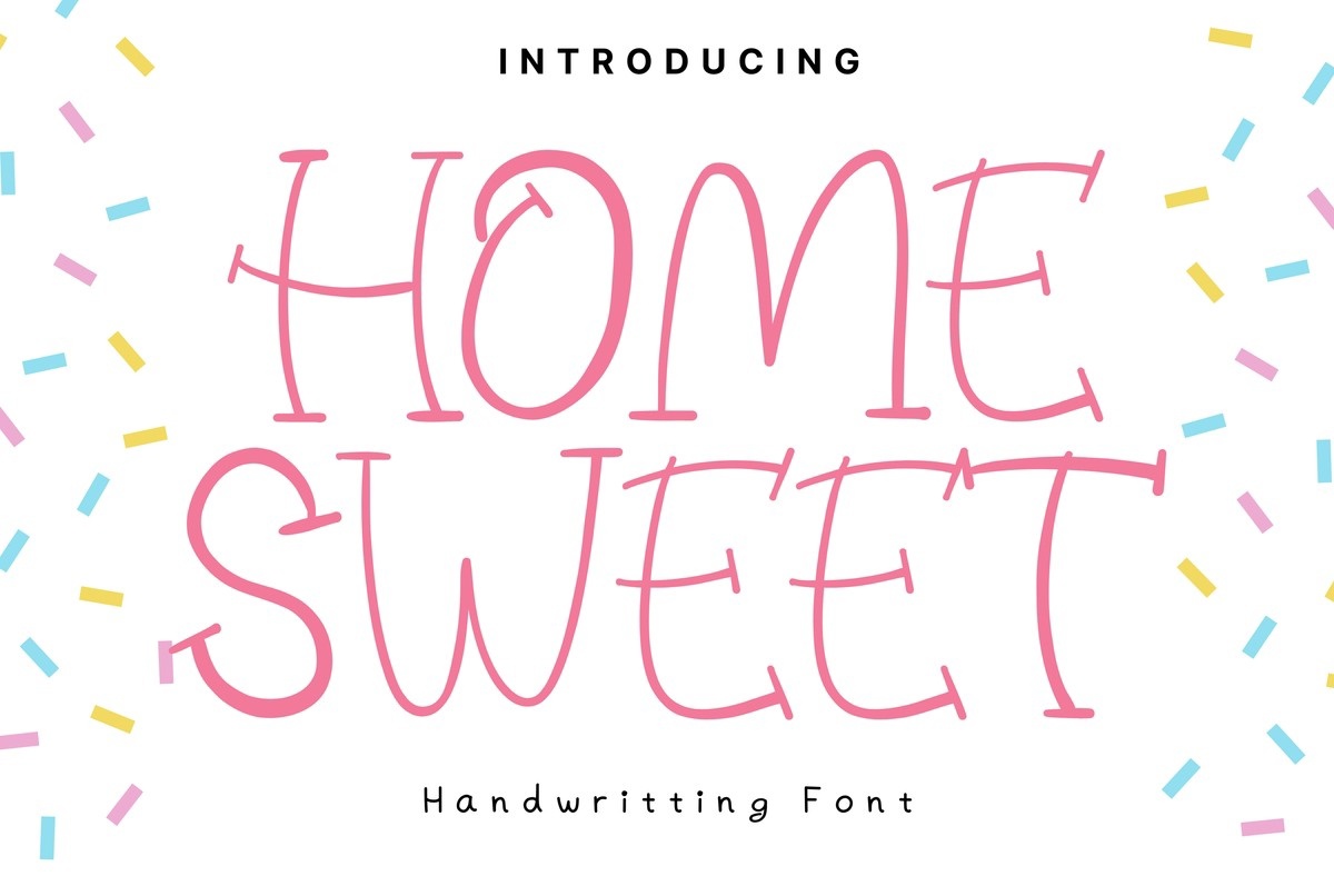 Font Home Sweet