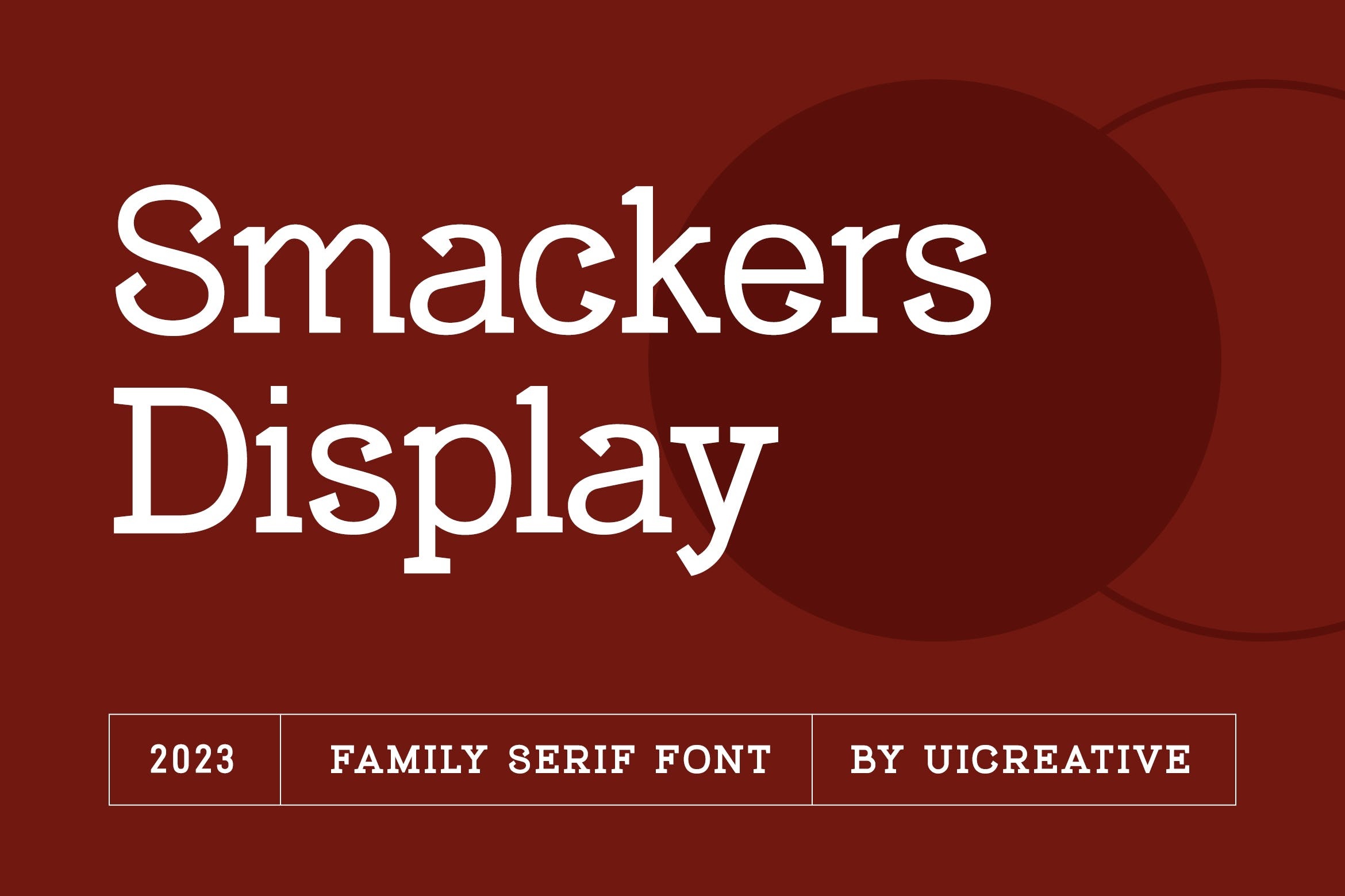 Font Smackers Display