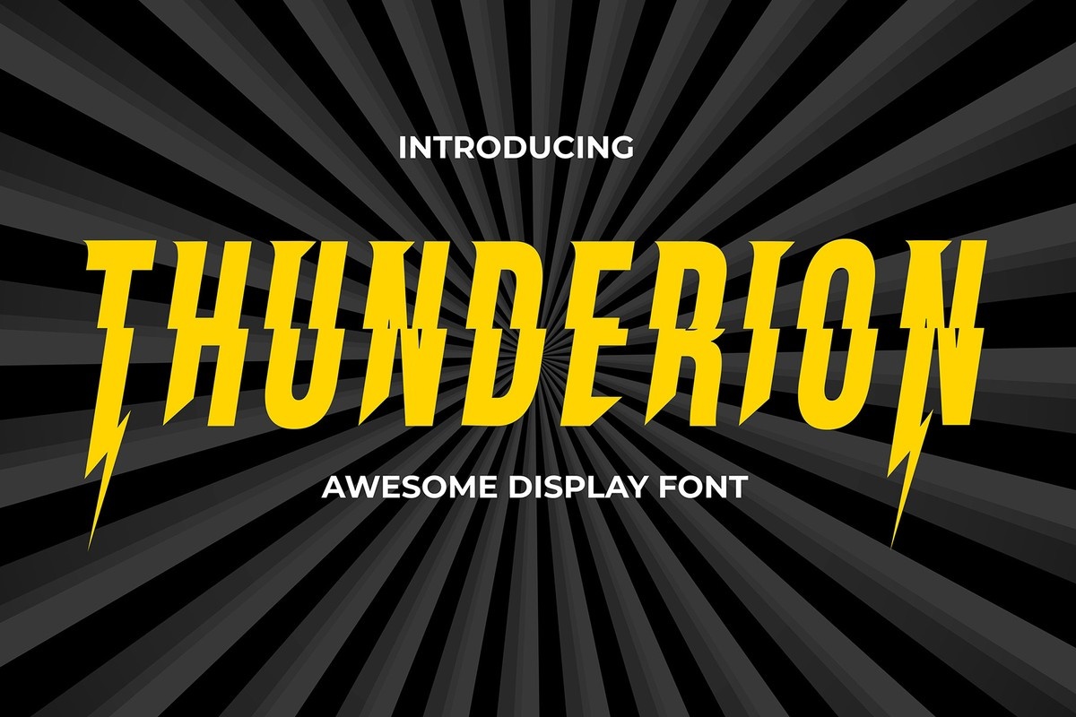 Font Thunderion