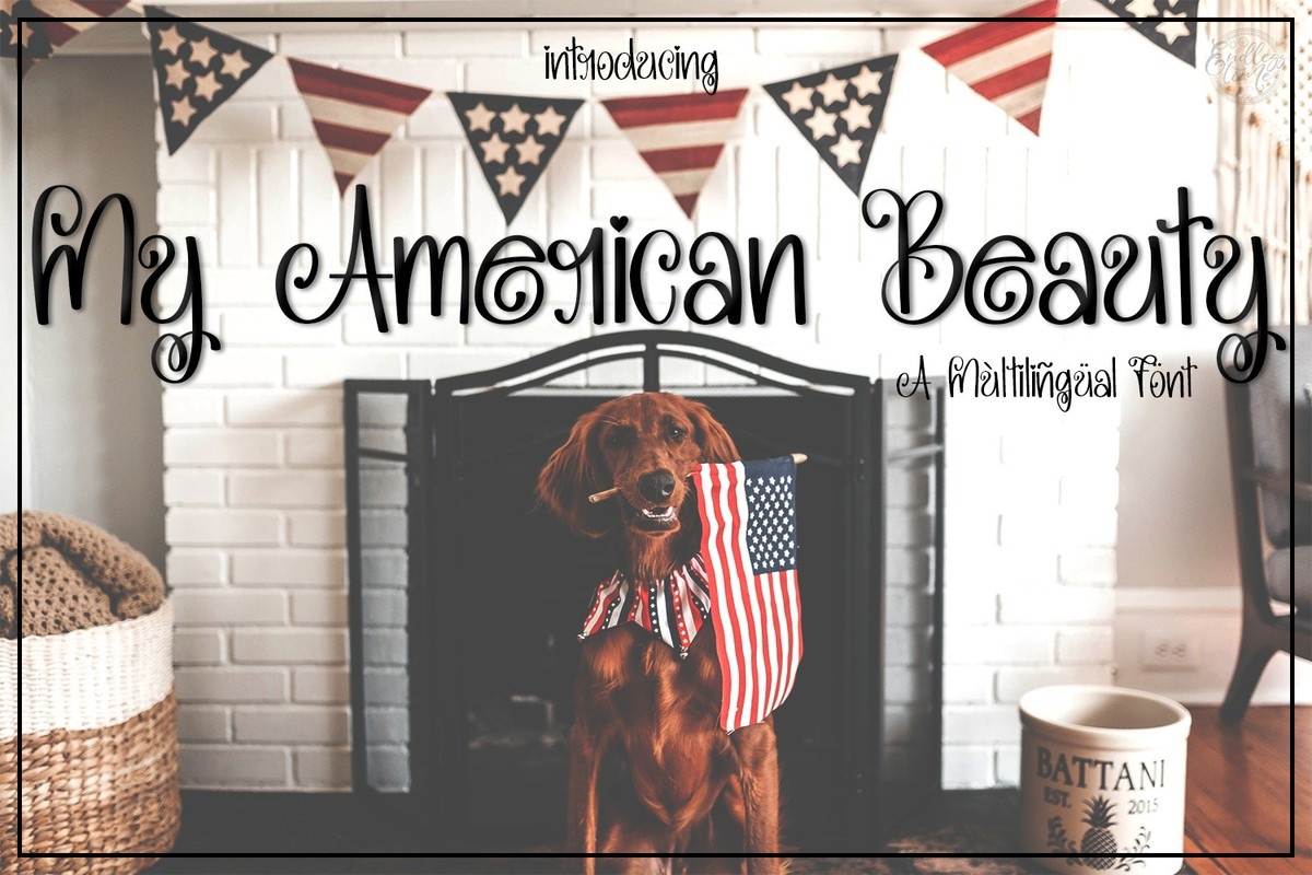 Font My American Beauty