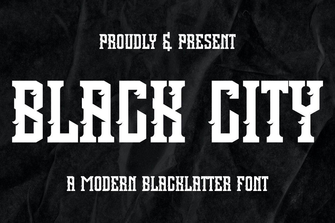 Font Black City