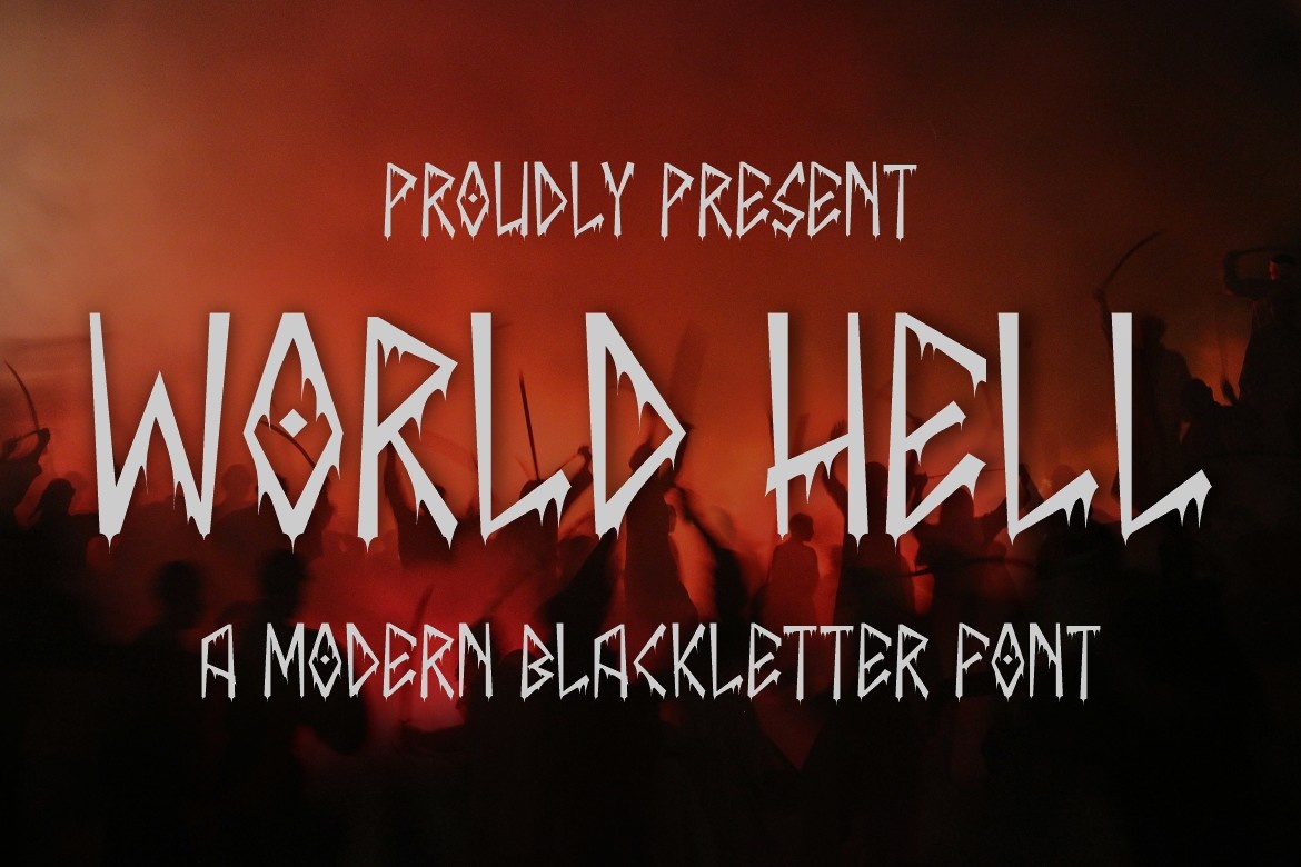 Font World Hell
