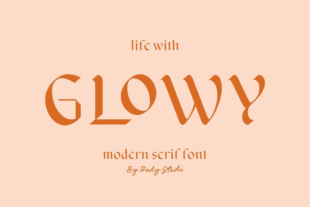 Font Glowy