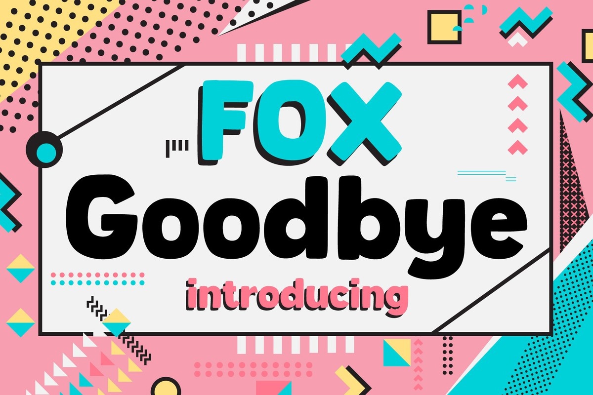 Font Fox Goodbye