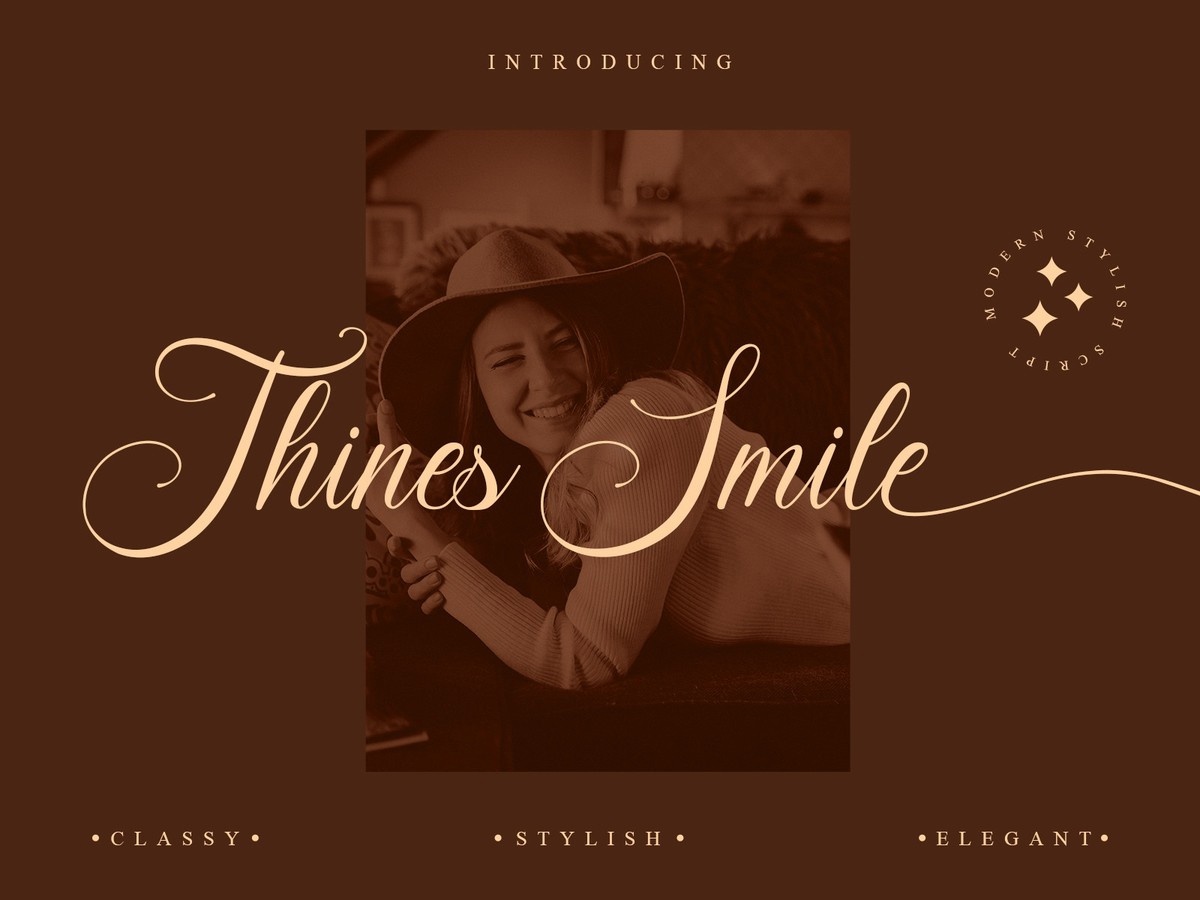 Font Thines Smile