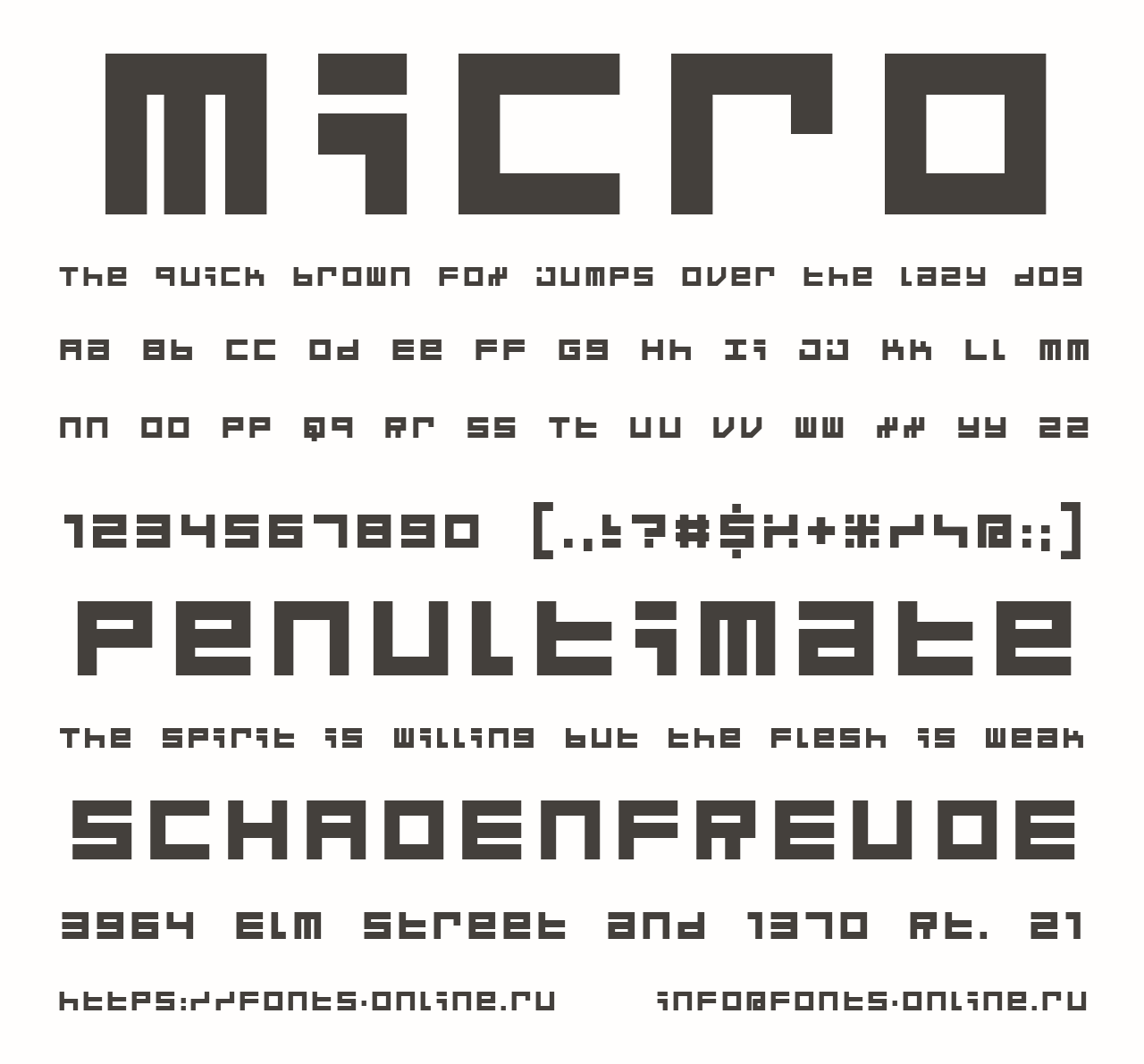 Font Micro 5