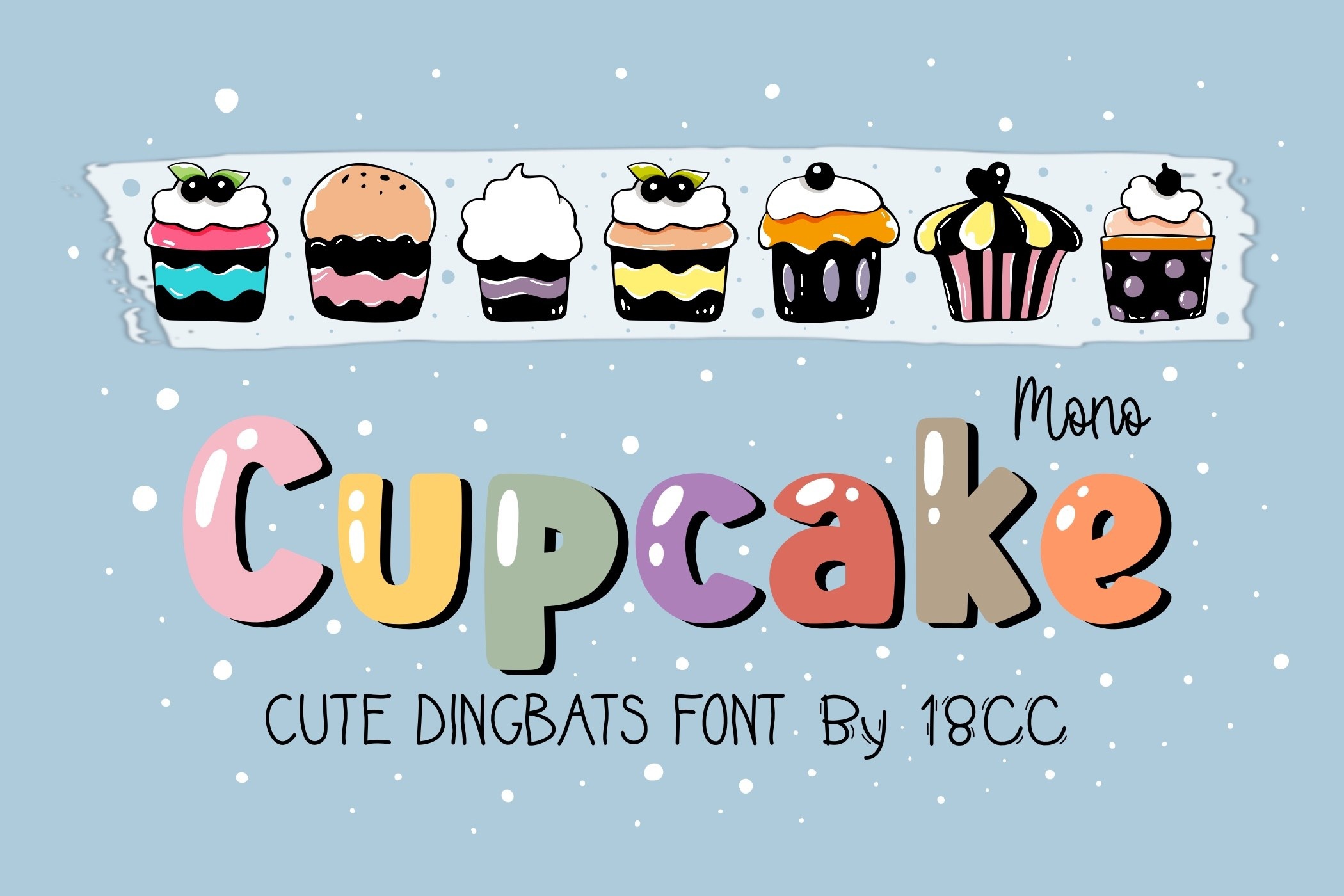 Font Mono Cupcake