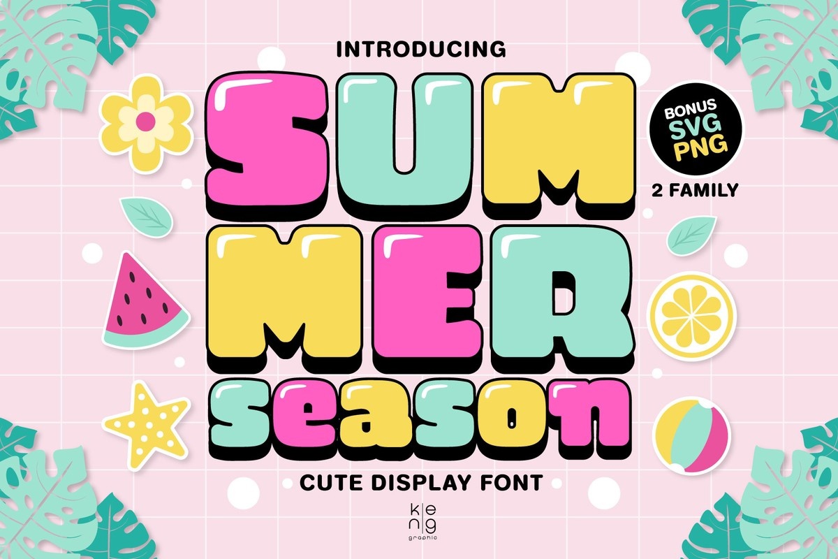 Font Summer Season