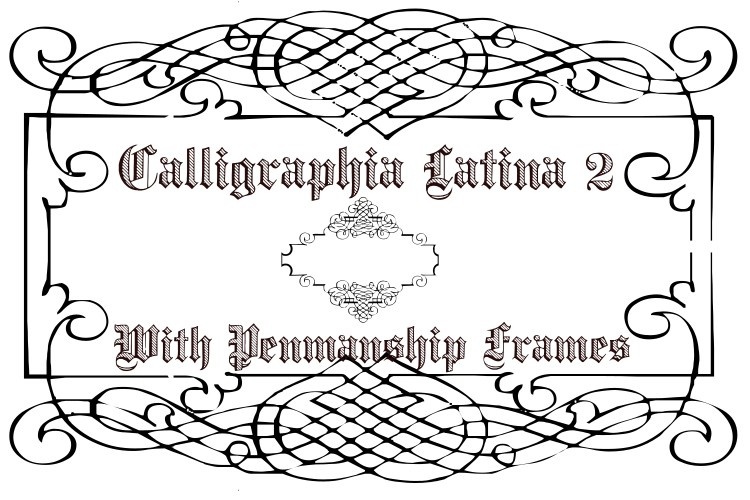 Font Calligraphia Latina 2
