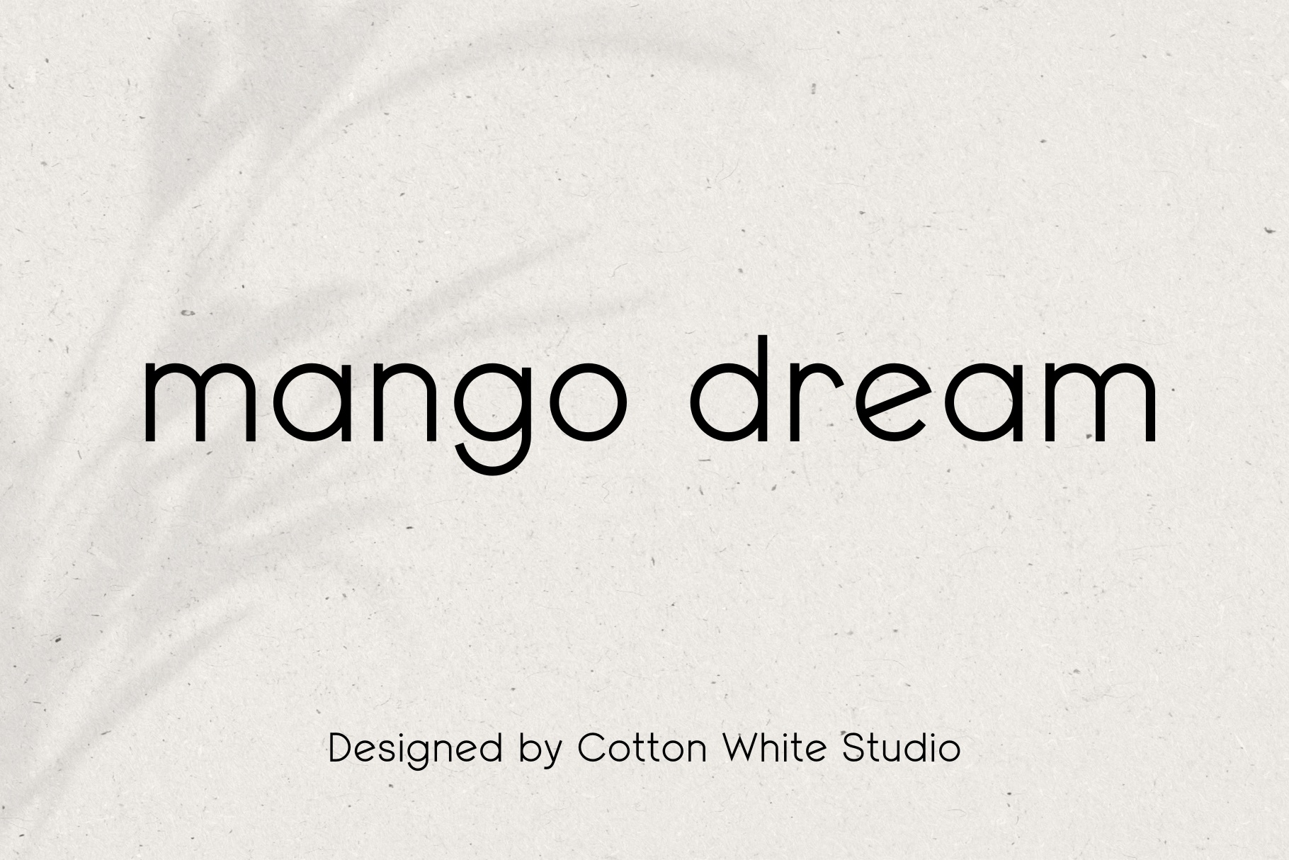 Font Mango Dream