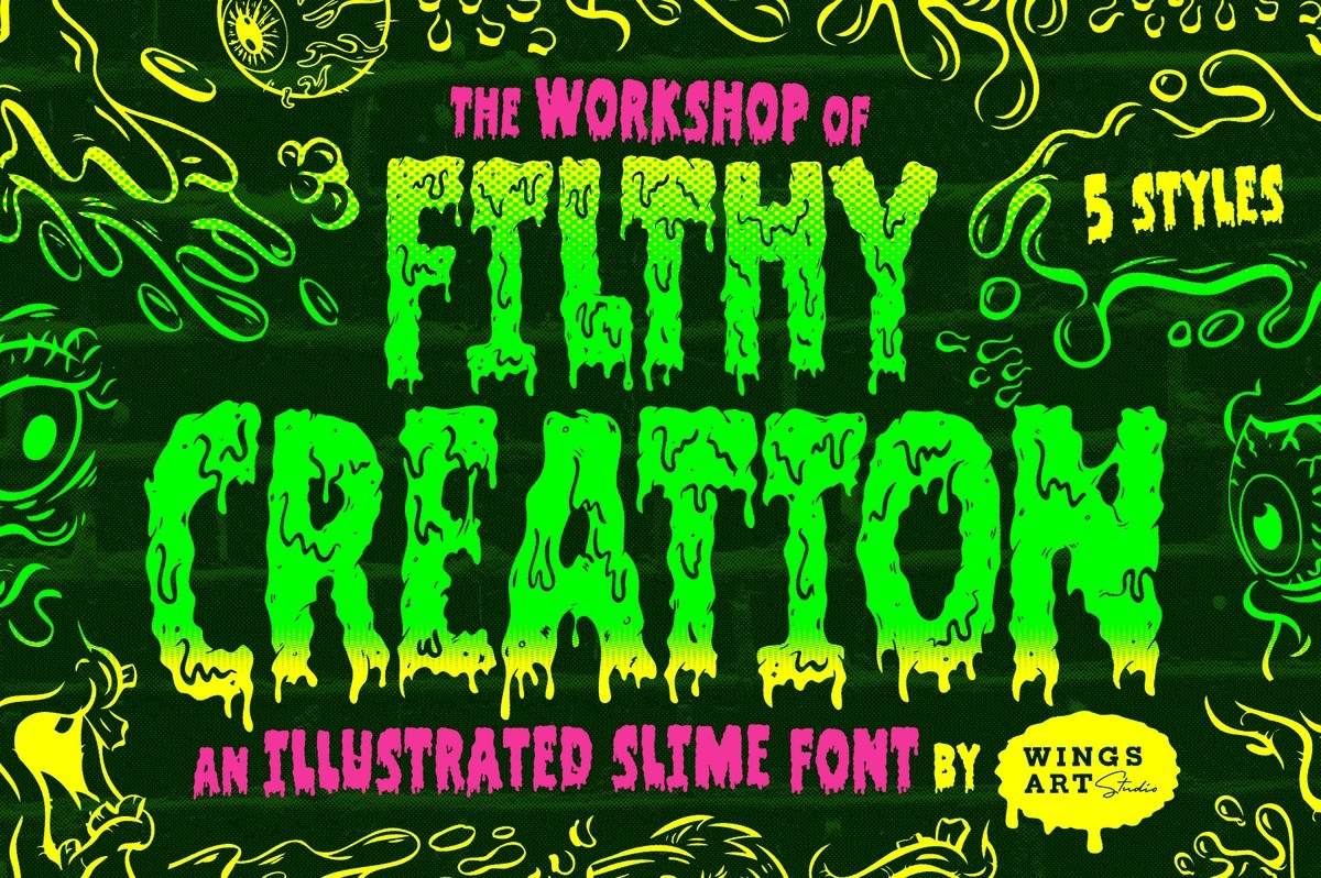 Font Filthy Creation