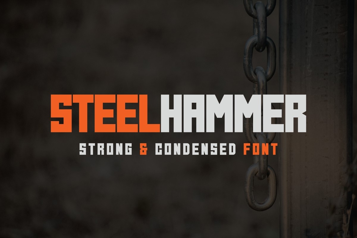 Font Steel Hammer