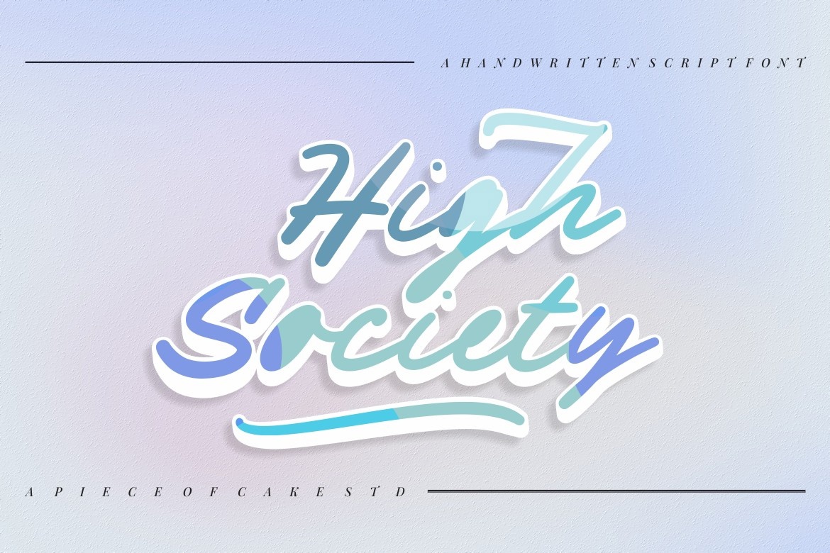 Font High Society