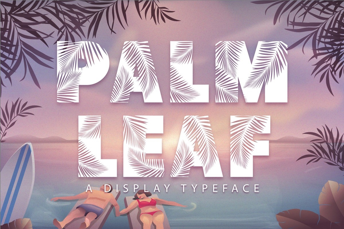 Font Palm Leaf
