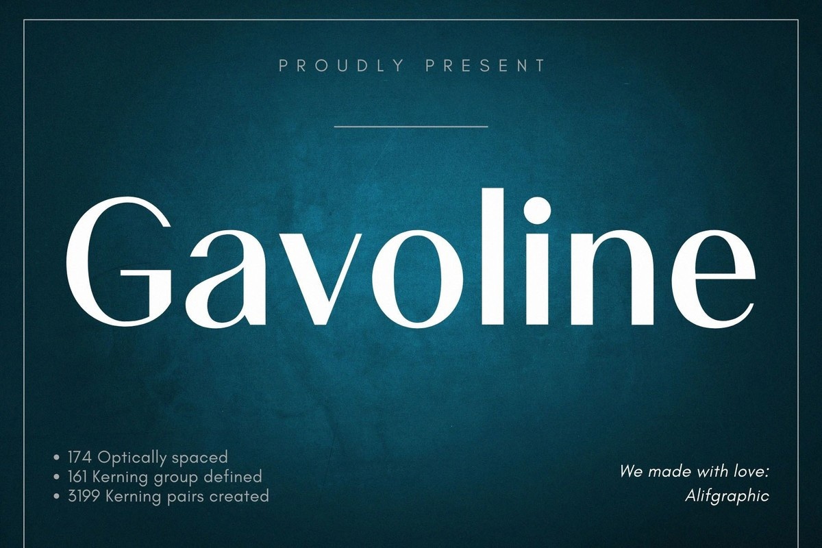 Font Gavoline
