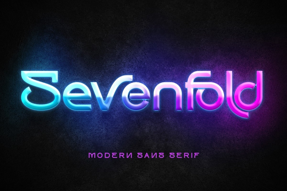 Font Sevenfold