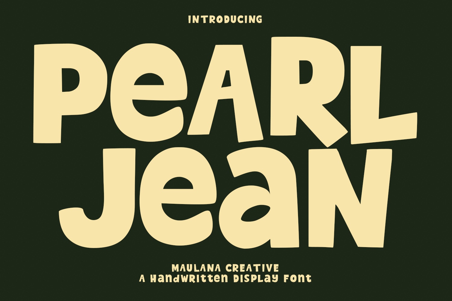 Font Pearl Jean