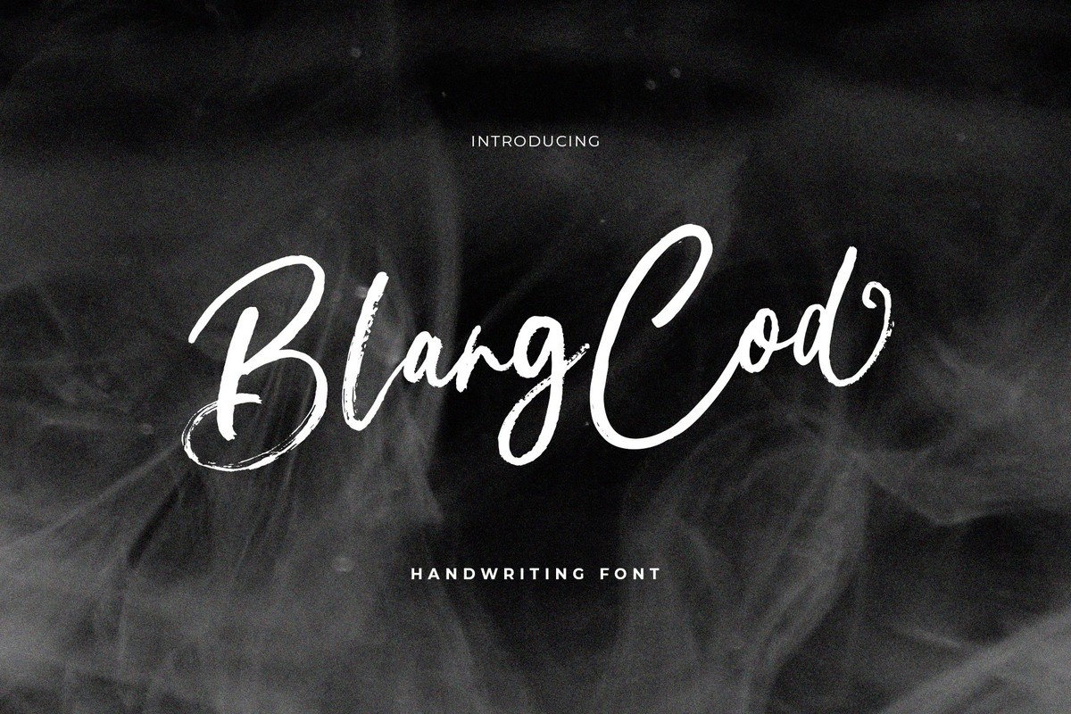 Font Blang Cod