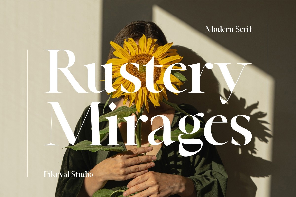 Font Rustery Mirage