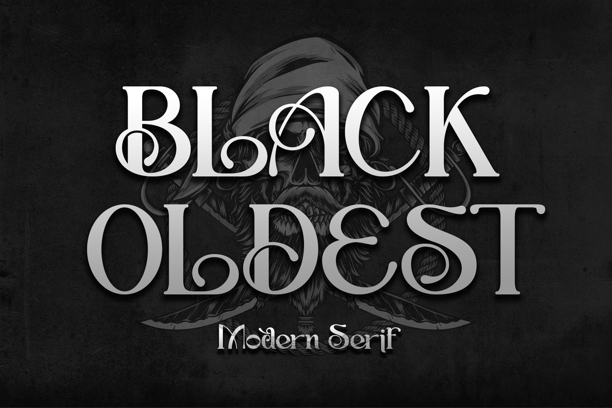 Font Black Oldest
