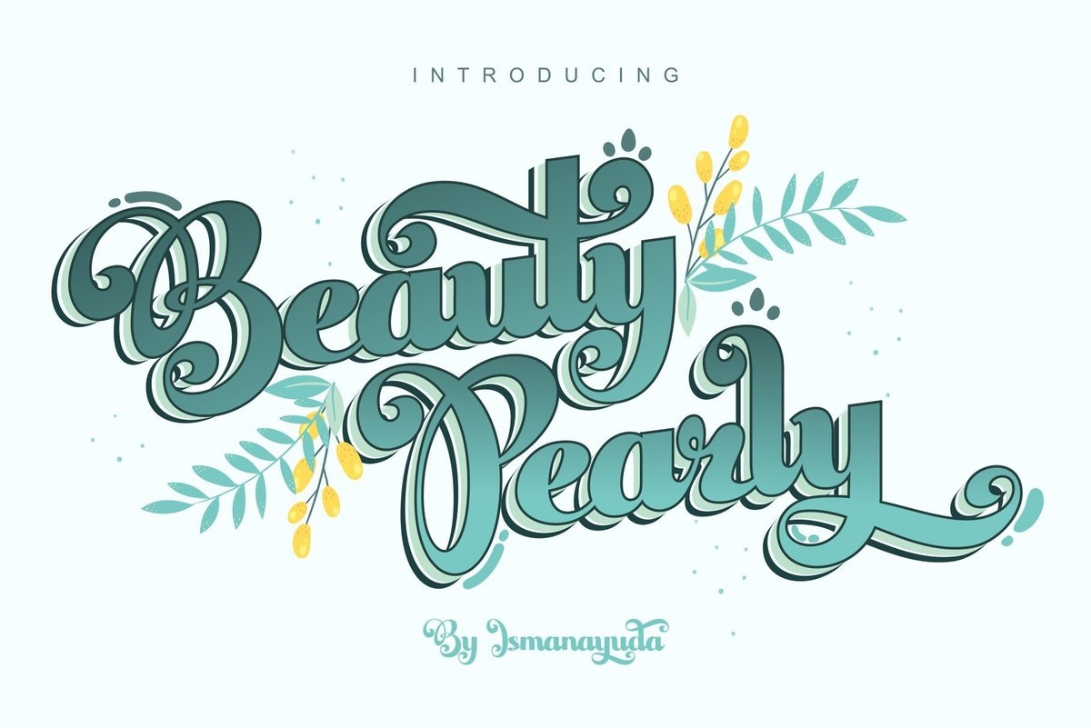 Font Beauty Pearly