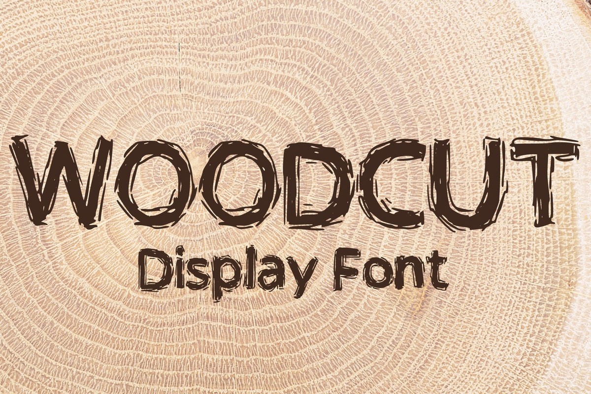 Font Woodcut