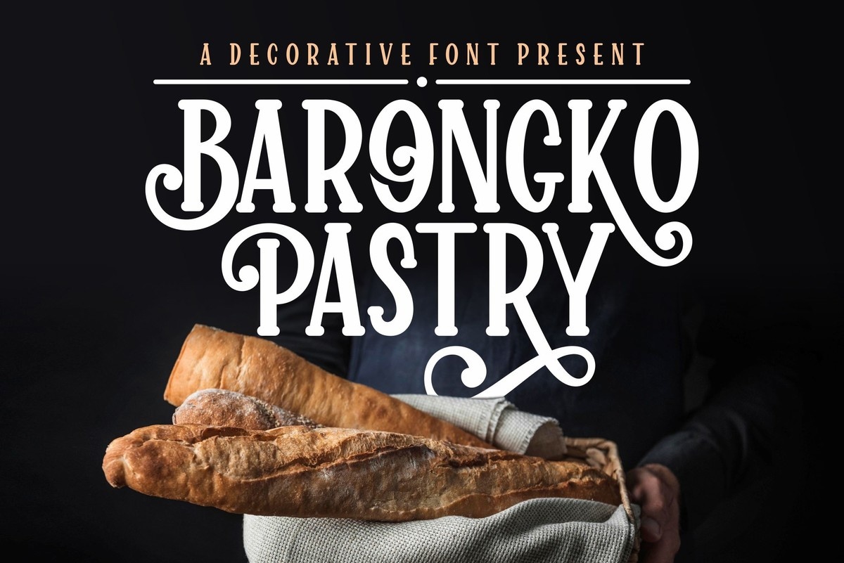 Font Barongko Pastry