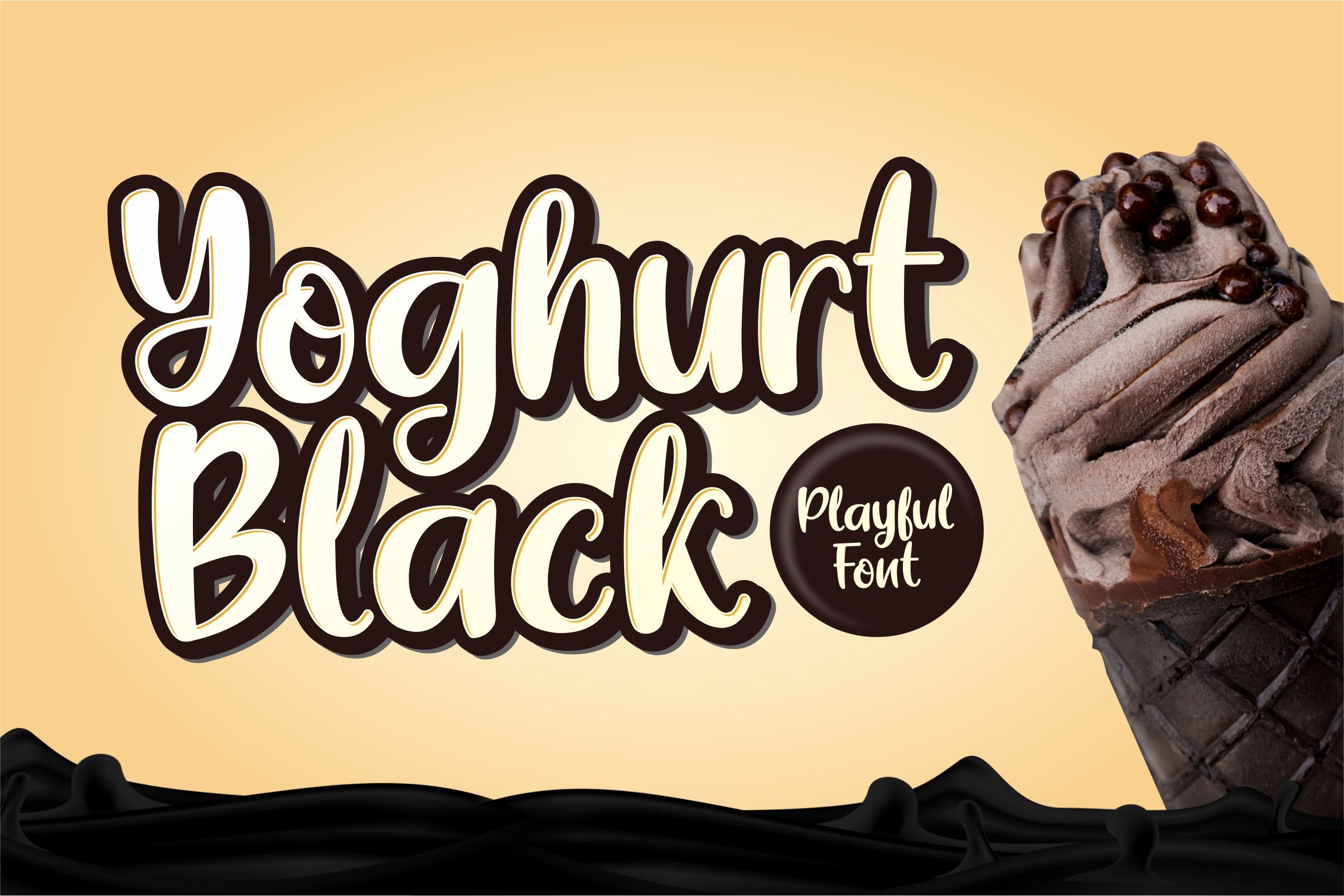 Font Yoghurt Black