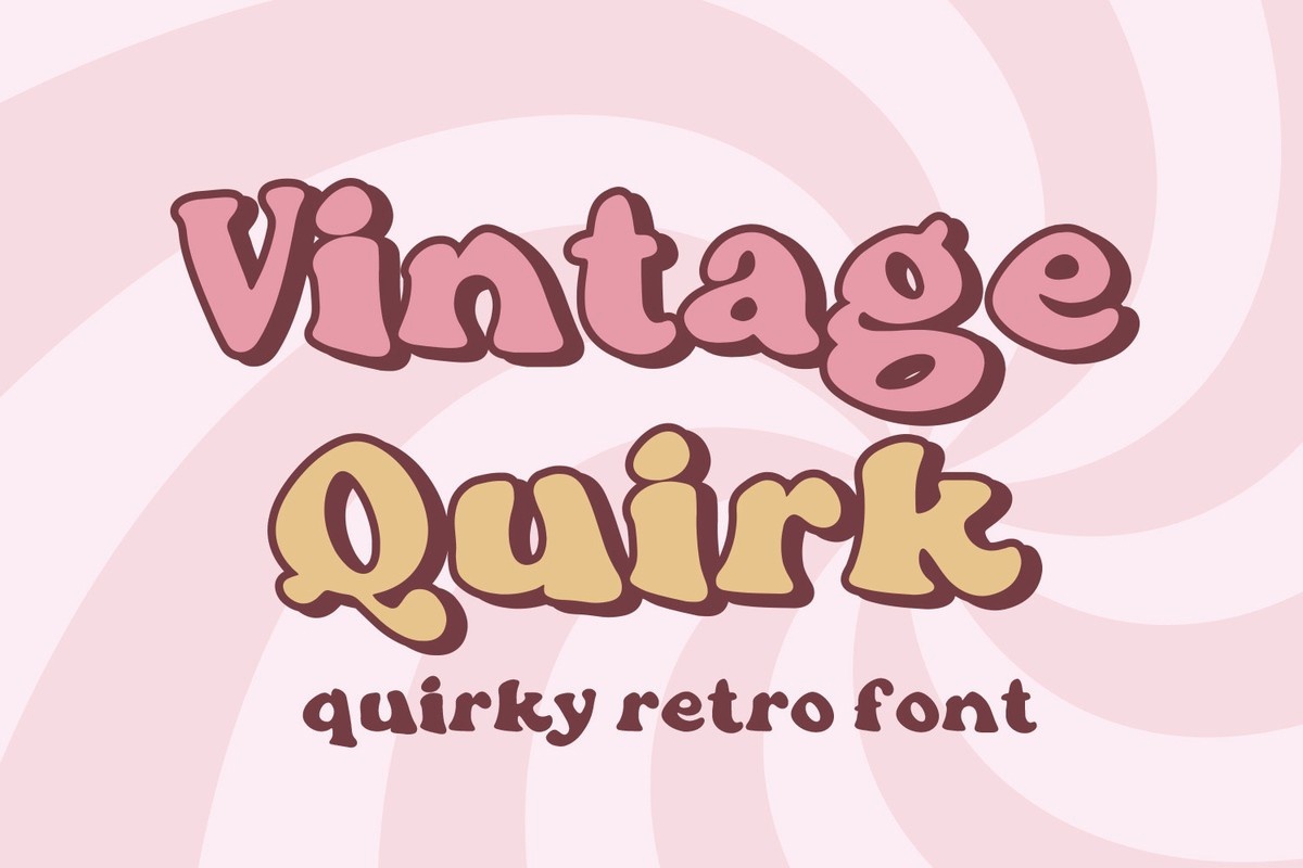 Font Vintage Quirk