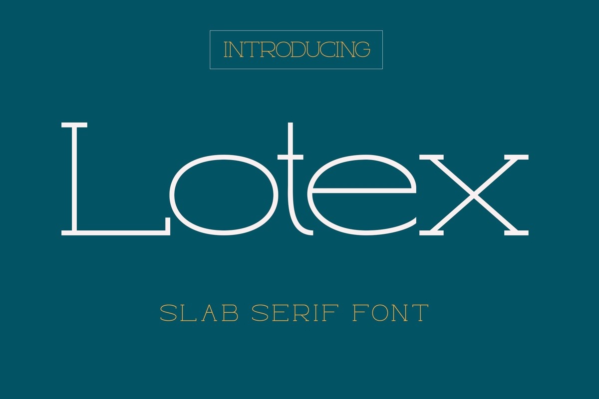 Font Lotex