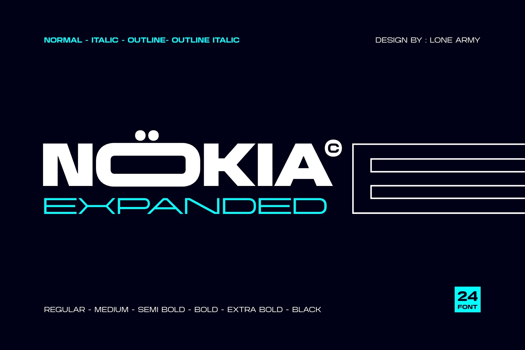 Font Nokia Expanded