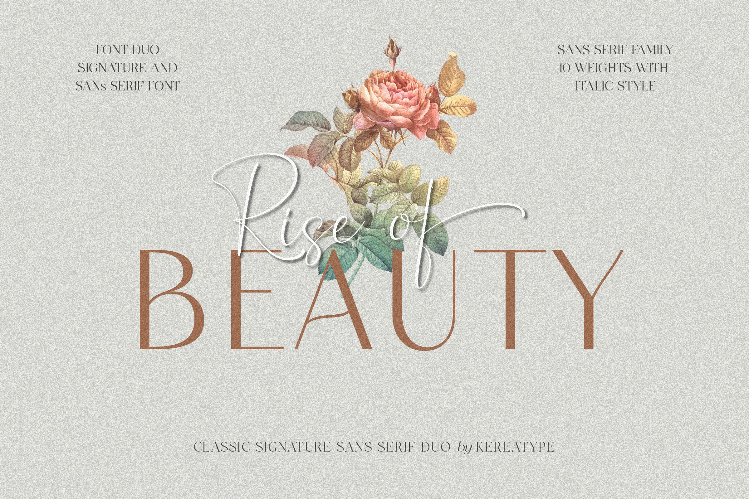 Font Rise of Beauty