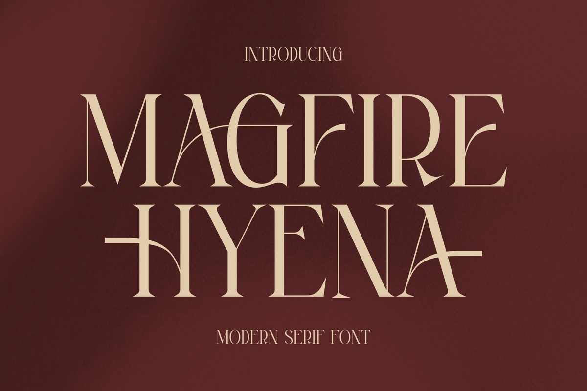 Font Magfire Hyena