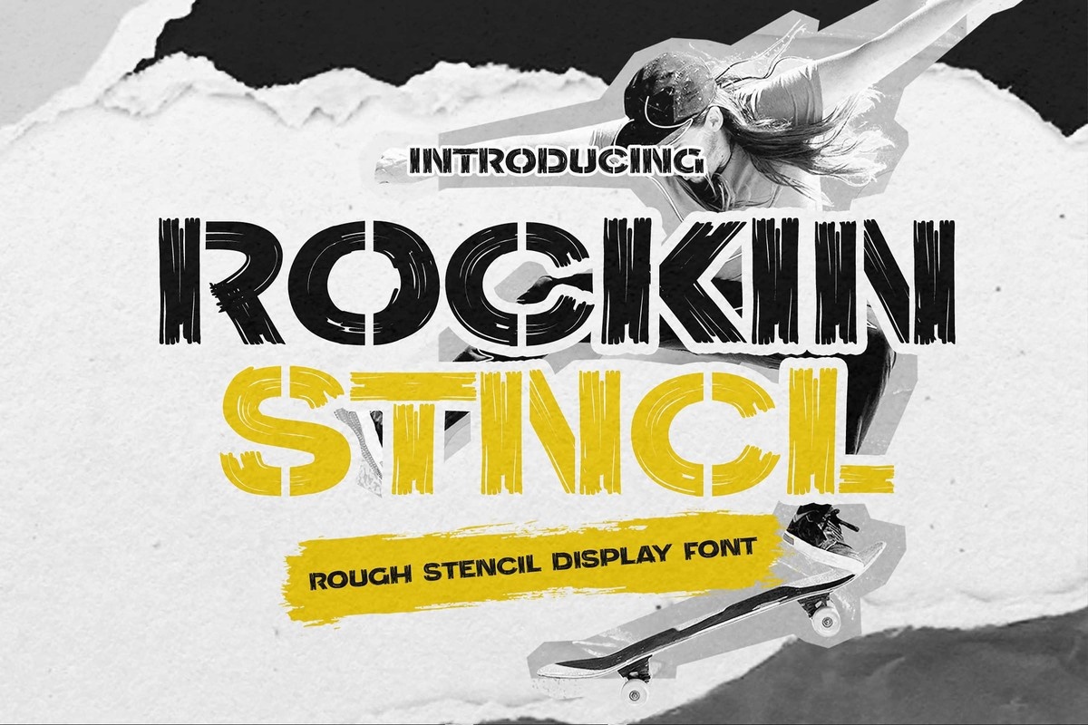 Font Rockin Stncl