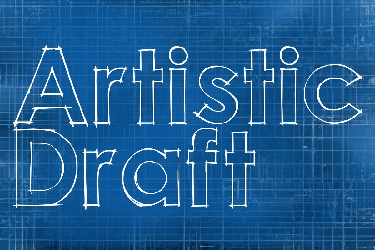 Font Artistic Draft