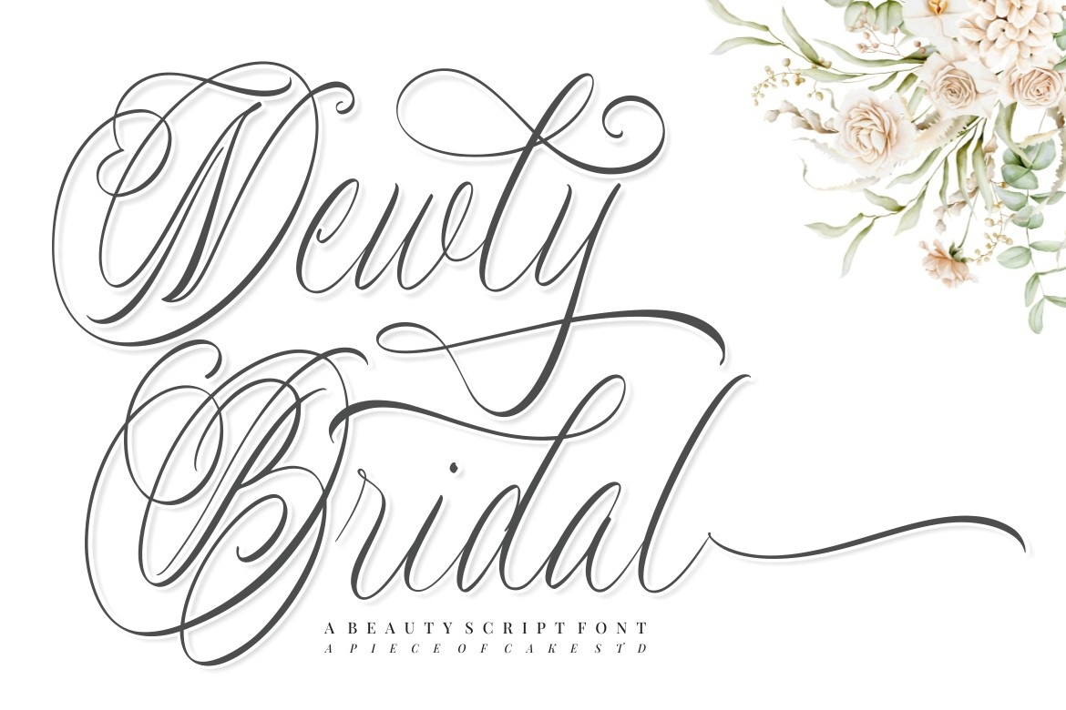 Font Newly Bridal