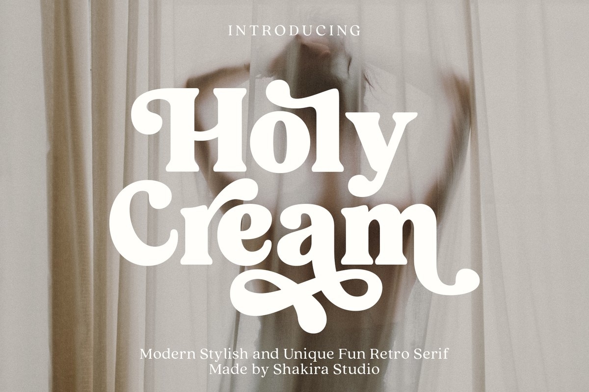 Font Holy Cream