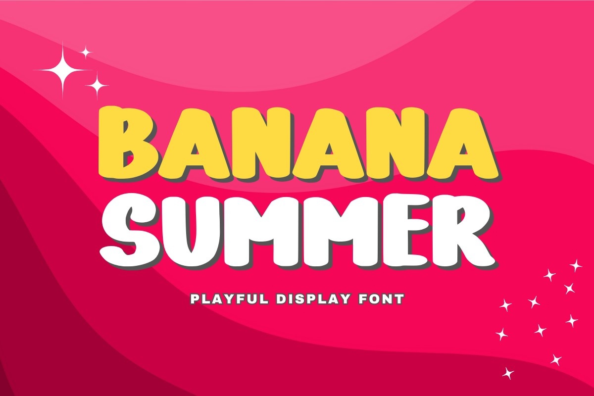Font Banana Summer
