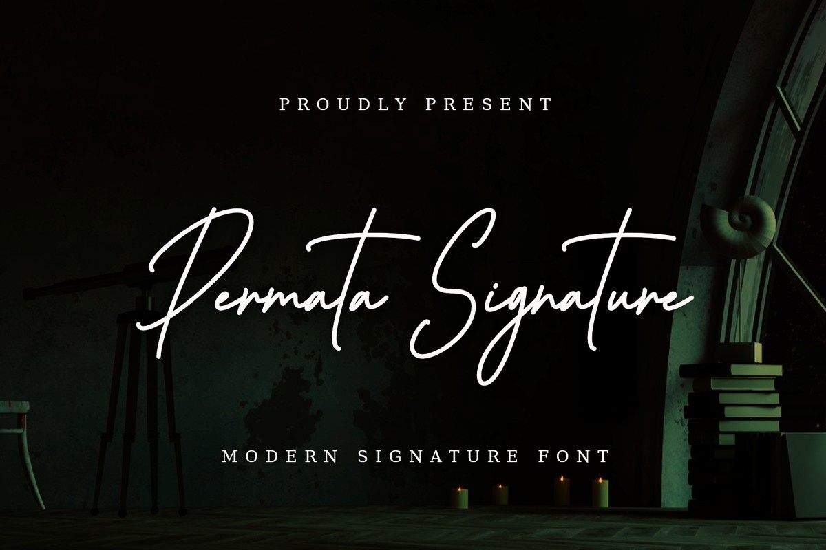 Font Permata Signature