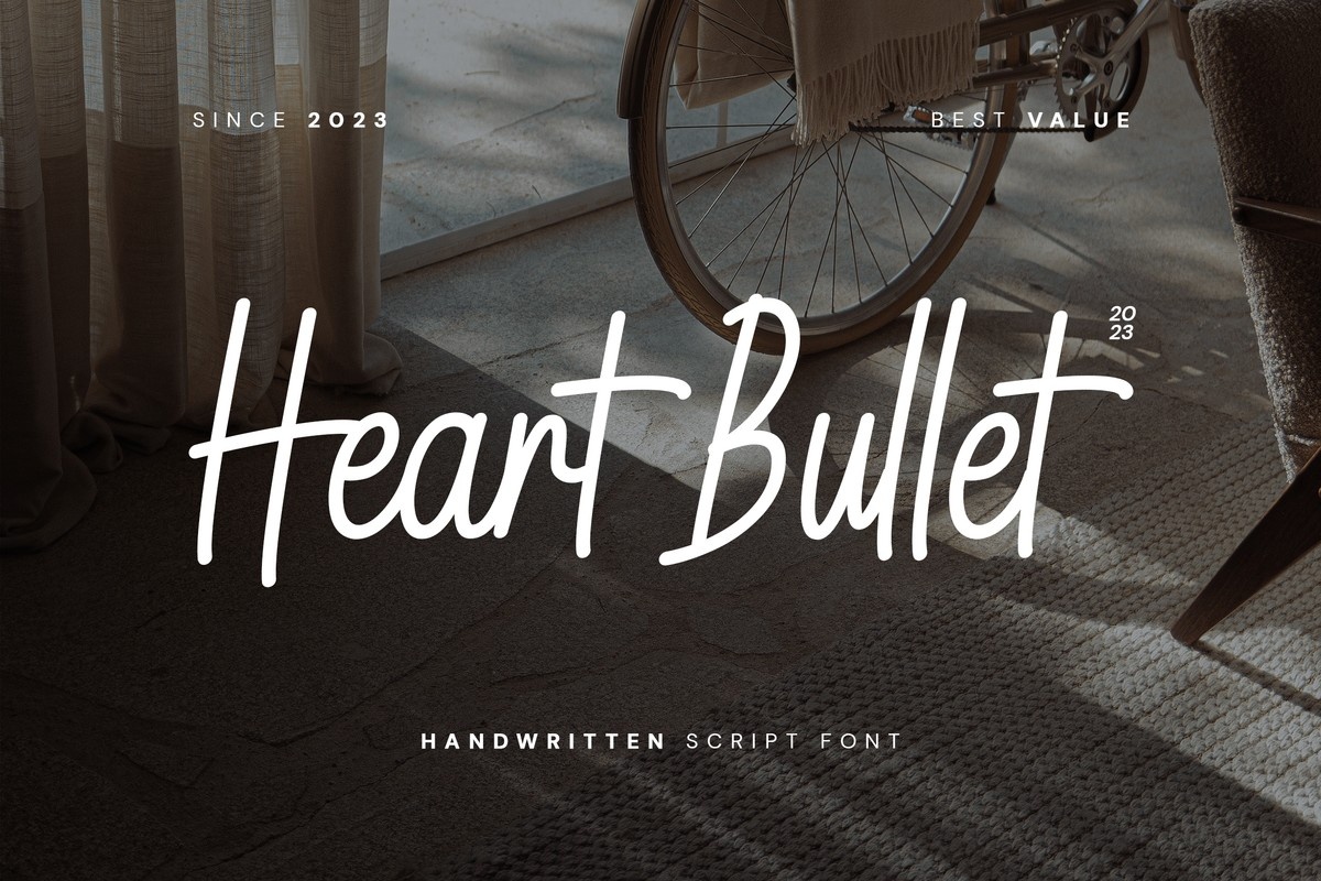 Font Heart Bullet